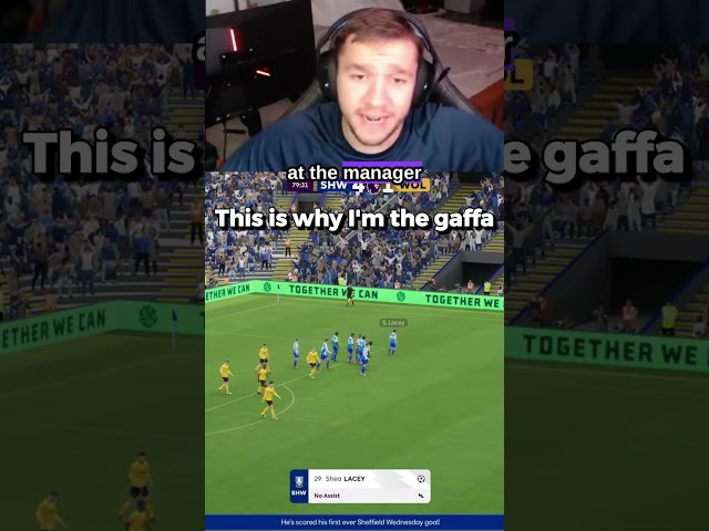 This is why I'm the gaffa