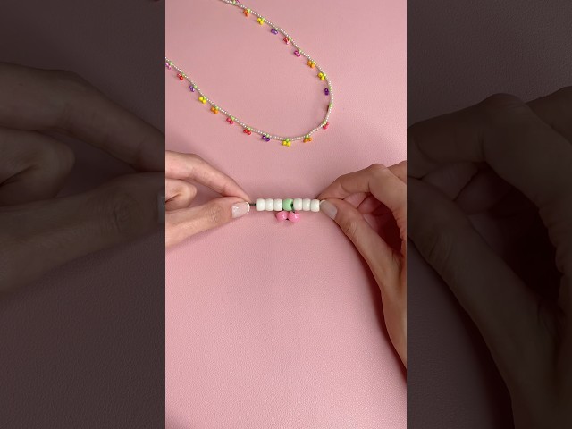 Tutorial CEREZAS 🍒 con abalorios | Ideales para el verano #shorts #beads #beadedjewelry #abalorios