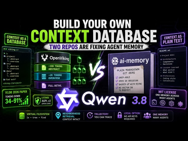 Build Your Own Context Database — Two Repos Are Fixing Agent Memory