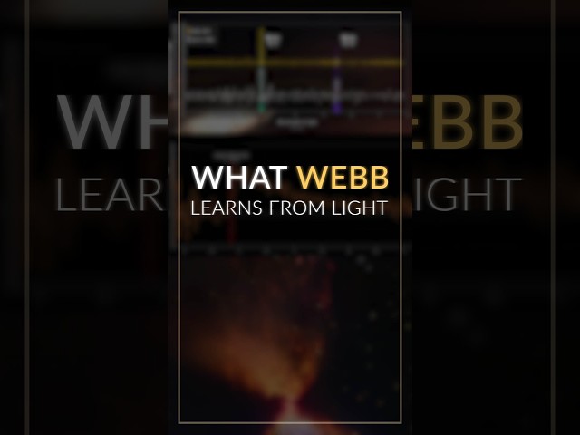 What Does the James Webb Space Telescope Learn From Light?