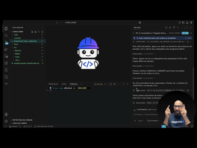 Do COBOL ao React e FastAPI: Modernizando um módulo Mainframe com IBM Bob