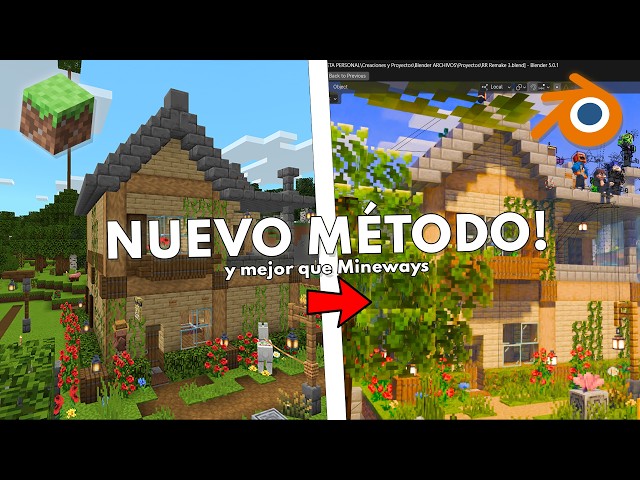 Import ANY Minecraft world to Blender (Java, Bedrock and Mods)
