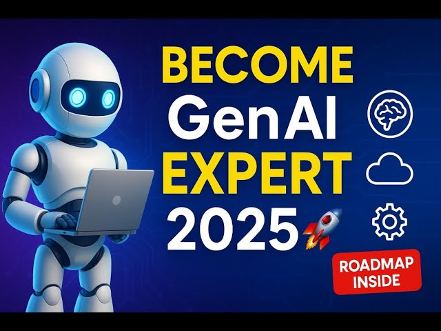 Become a GenAI Expert in 2025: Complete Developer Roadmap #genai #generativeai #futureskills