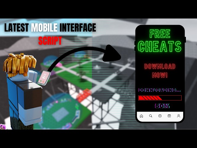 Latest Mobile/Tablet interface/script SHOWCASE for roblox Lucky Blocks Battlegrounds