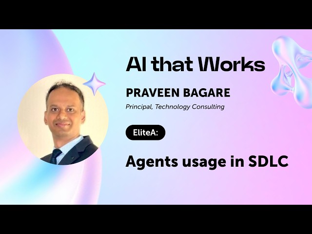 [AI that Works Conference] EliteA: Agents usage in SDLC
