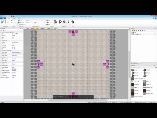 NPCs and Text Boxes   Construct 2