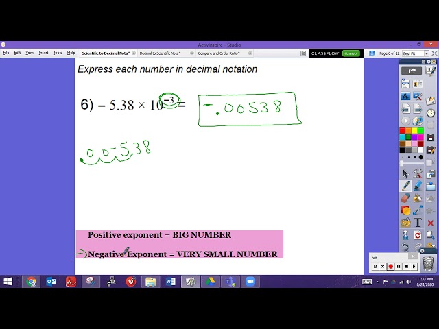 DIY 3 KEY: Scientific Notation to Decimal Notation