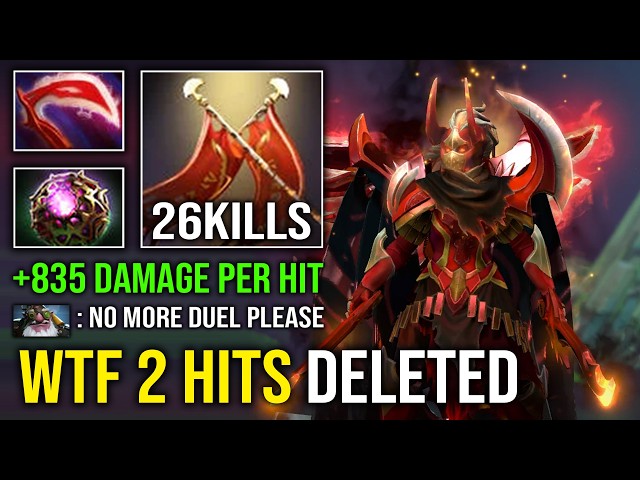 UNLIMITED SKILL SPAM +835 Damage Per Hit 1 Shot Duel Win Solo Mid Legion Commander Dota 2