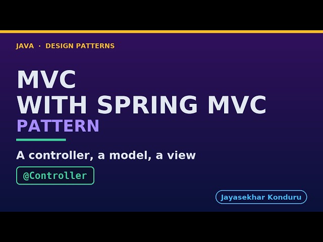 MVC with Spring MVC - What The Framework Adds