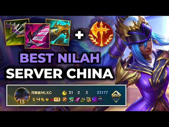 Nilah Wild Rift China - Build Runes Guide Patch 6.3g - Gameplay Nilah Season 19