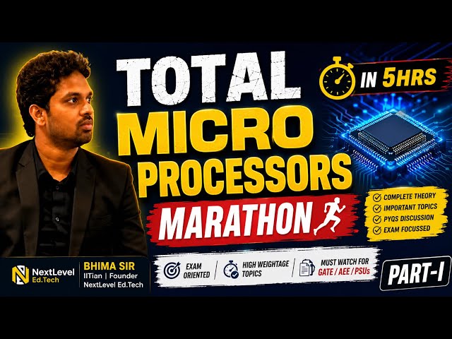 Total Micro Processors Marathon in 5hrs Part-I