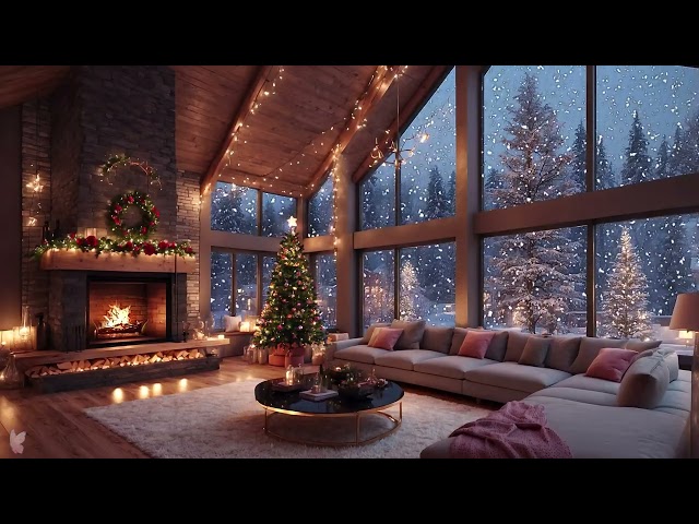 Christmas Top Songs of All Time 🎅🏼 Best Christmas Music Playlist 🎶 Fireplace 4k🔥 Study, Relaxation☕️