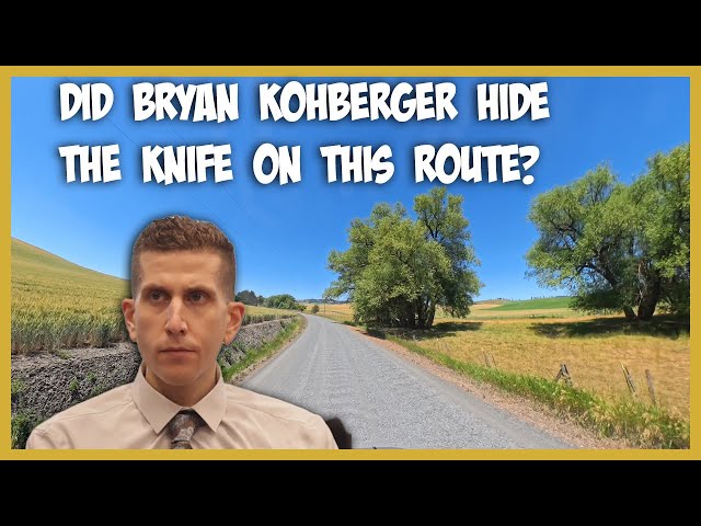 Did Kohberger hide the knife on this route? #bryankohberger #idahofour #360video