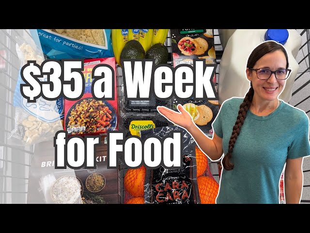 Low Spend January | Spending $35 a Week on Food | Budget Meal Plan and Easy Recipes 