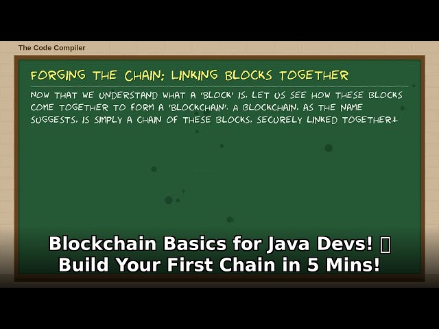 Java Blockchain Basics! 🚀 Build Your First Chain in 5 Mins! (Java Tutorial)