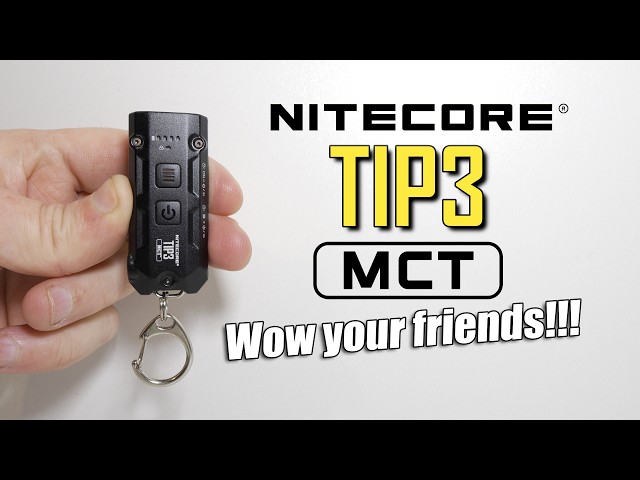 NITECORE TIP3 [MCT] - 720 lumens tri-temp keychain light