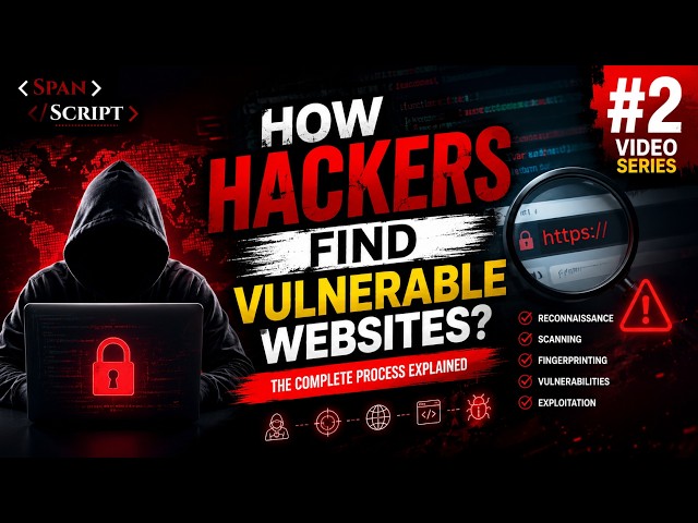 How Hackers Find Vulnerable Websites in 2026? 🔥 | Web Security Explained