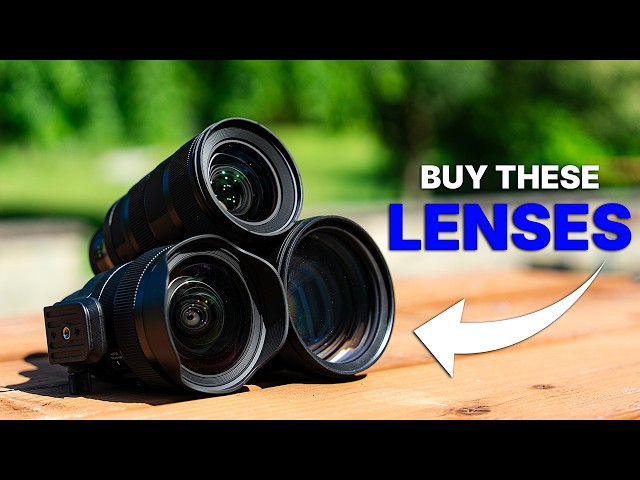The Only Three Lenses You Need for Sony Cameras