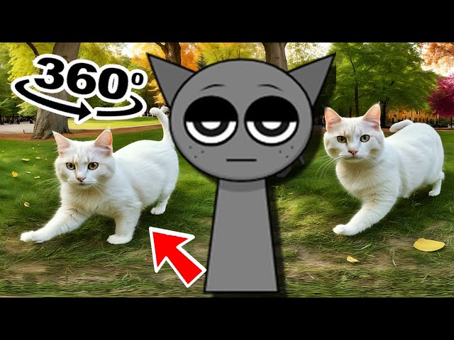 Can you find Gray Incredibox Sprunki in all locations in 360° VR  in 15 seconds