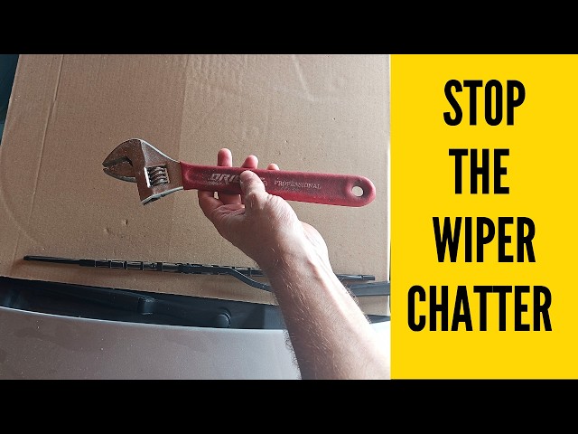 How To Fix Chattering Wipers With Basic Tools