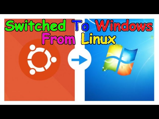 switched to windows 7 (from linux)