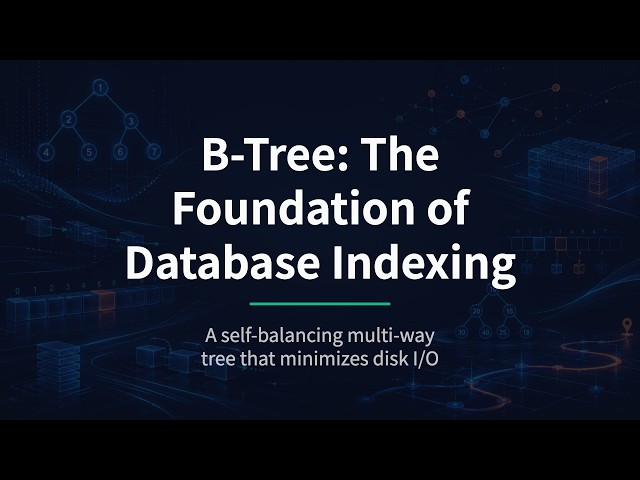 B-Tree: The Foundation of Database Indexing