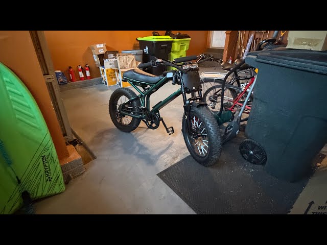 All the mods I have on my qlife Spark E bike ￼#qlifespark #wheelie #mods #upgrades #ebike #amazon ￼