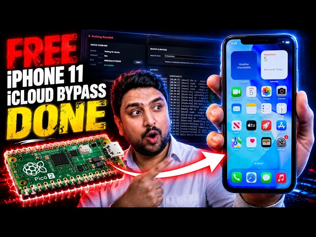 iPhone 11 iCloud Bypass FREE 🔥 Using Pico 2 + Nothing Ramdisk | WORKING Method