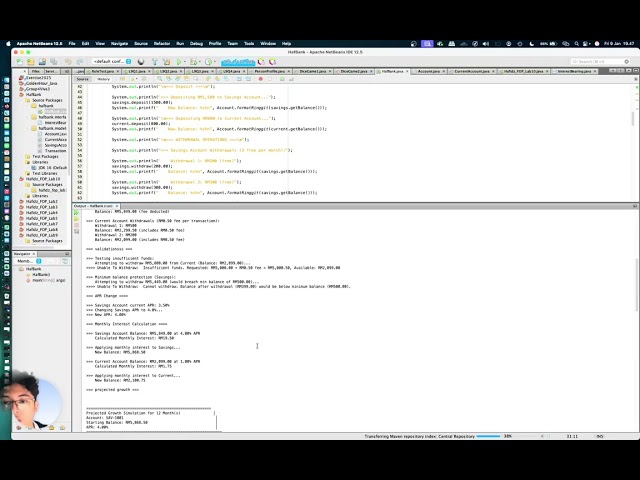 Banking System with Inheritance Java - Hafidz Muhammad Rizky