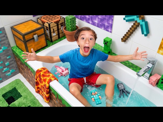 Minecraft surprise bathroom reveal