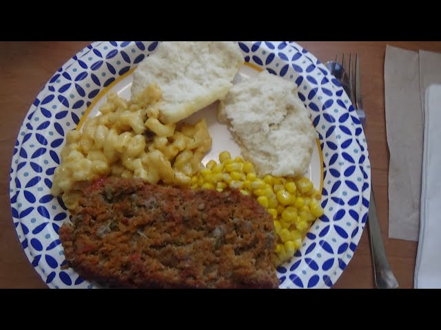 ASMR Having Cracker Barrel Family Meat Loaf Dinner