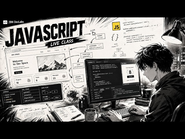 JavaScript - 3 | LIVE CLASS - 8 | Jbn Devlabs | Batch - 1 | RishavJbn