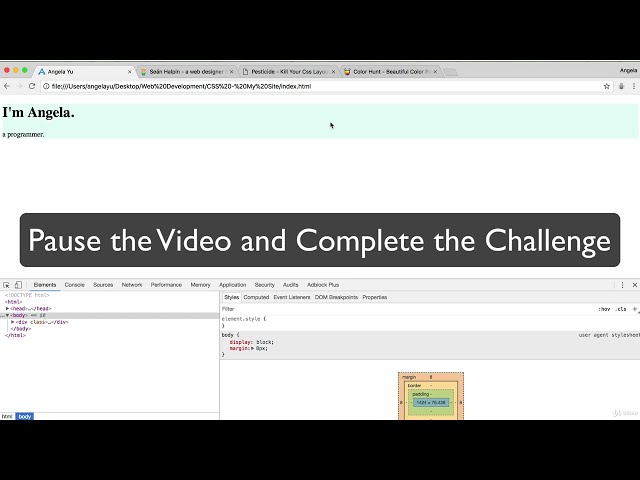 HTML Divs | 100 Days of Code: The Complete Python Pro Bootcamp for 2022