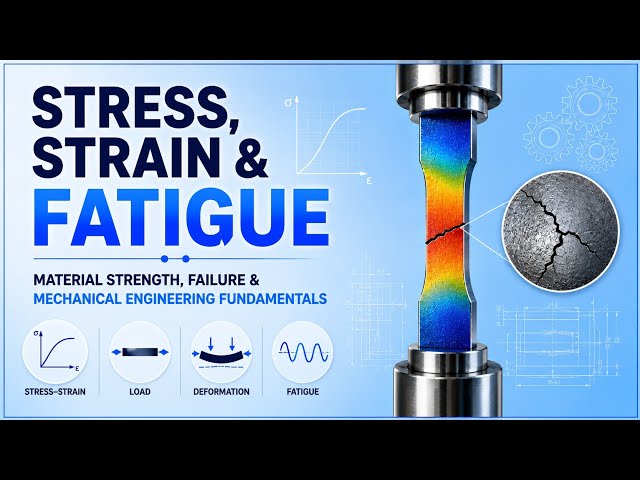Stress, Strain & Fatigue | Material Strength, Failure & Mechanical Engineering Fundamentals | Uplatz