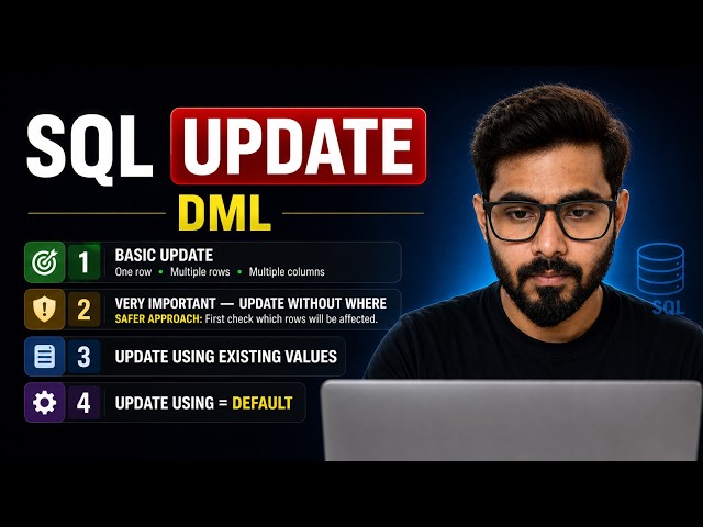 The SAFE Way to Use SQL UPDATE | WHERE Clause | Update Using Existing Values | Update Using DEFAULT