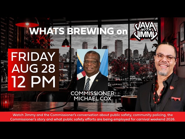 A SPECIAL BREW ... LETS CHAT WITH BPD COMMISSIONER MICHAEL COX