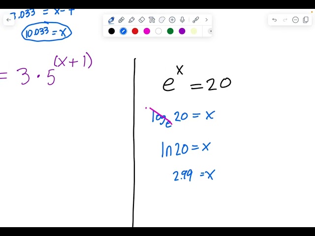 Solving Exponential Equations Using Logarithms