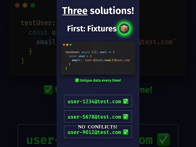 Playwright Test Data Management in 60 Seconds 🚀 | Real Project Tips