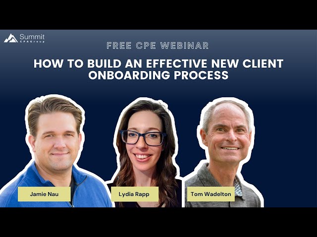 How to Build an Effective New Client Onboarding Process