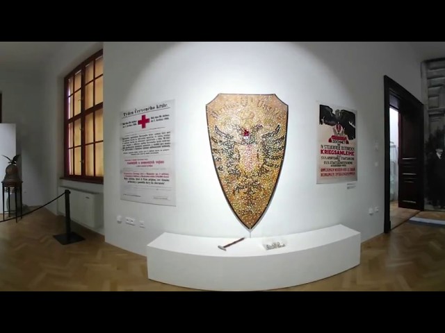 VR 360° video - Jihočeské muzeum - 1. sv. válka, léta zkázy a bolesti (delší verze)
