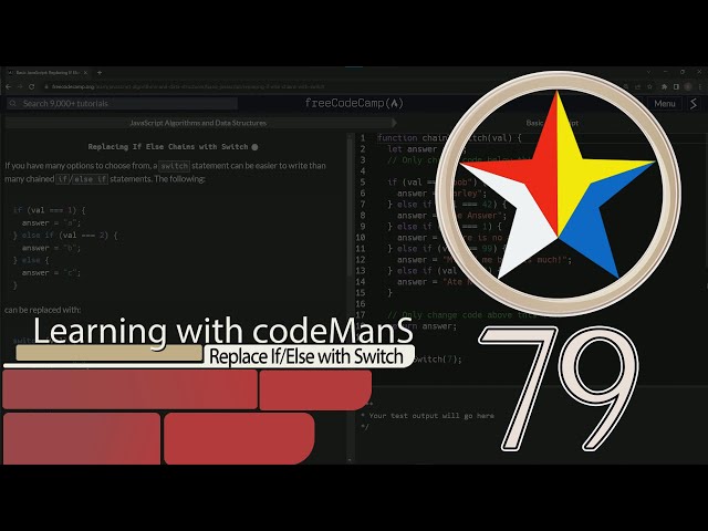 JavaScript Basic 79: Replacing If Else Chains with Switch | FreeCodeCamp