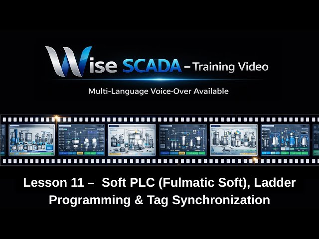 Wise SCADA Tutorial #11 | Soft PLC (Fulmatic Soft), Ladder Programming & Tag Synchronization