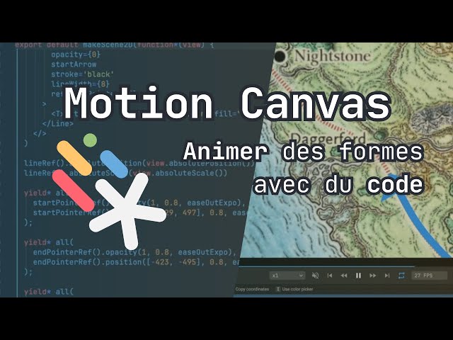 Je découvre Motion Canvas avec vous