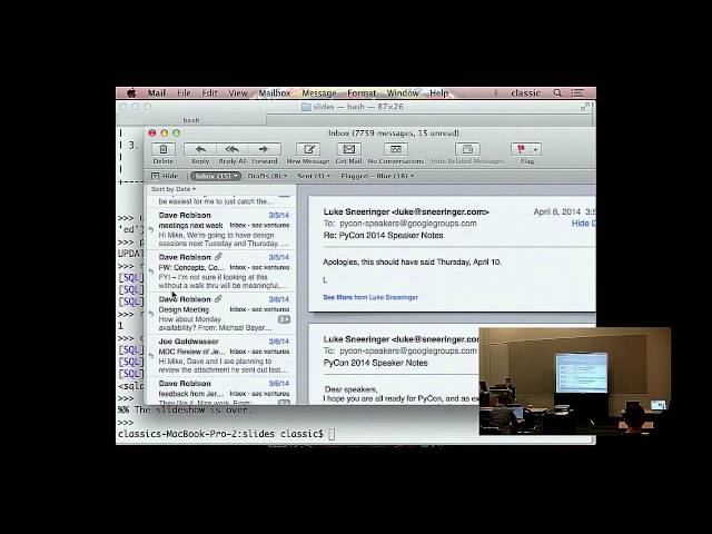 Mike Bayer: Introduction to SQLAlchemy - PyCon 2014