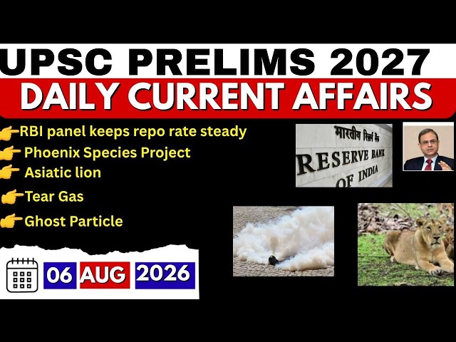 Daily Current Affairs for UPSC CSE 2027 | The Hindu Newspaper Analysis