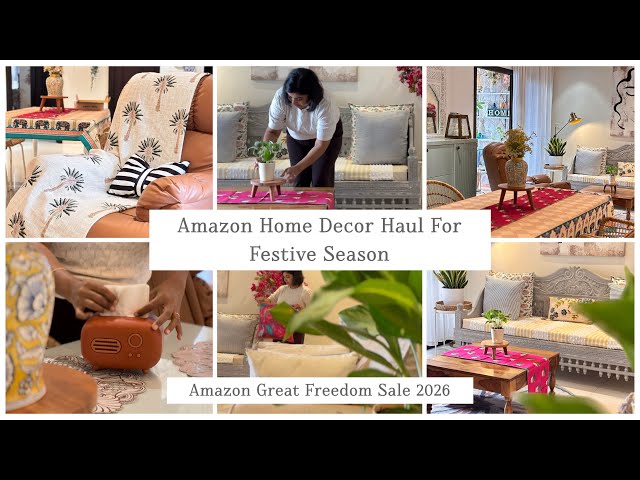 Amazon Home Decor Haul Festive Collection| Amazon Great Freedom Sale2026 | Affordable DecorationItem