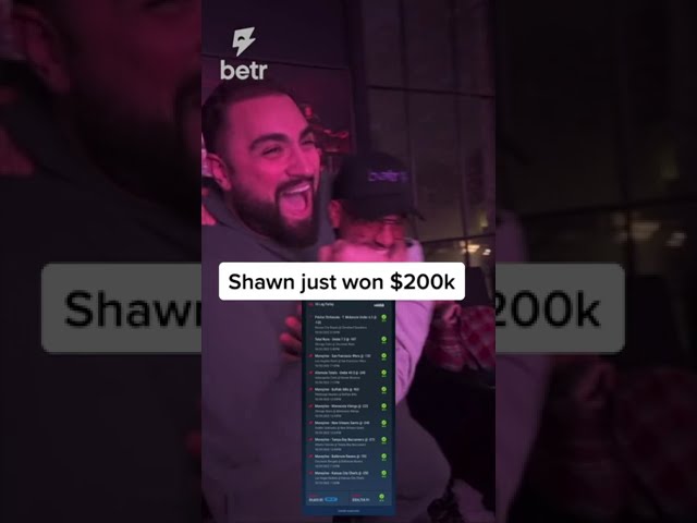 Watch what it's like to win a $204k parlay 🤑 #shorts