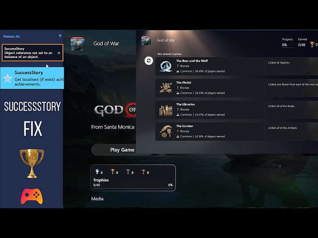 Playnite SuccessStory Error Fix 100% - Plus Add Manual Achievements ( Trophies )