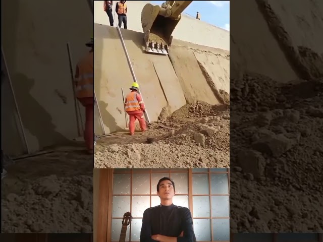 Excavator working with high precision #excavator #construction #shorts