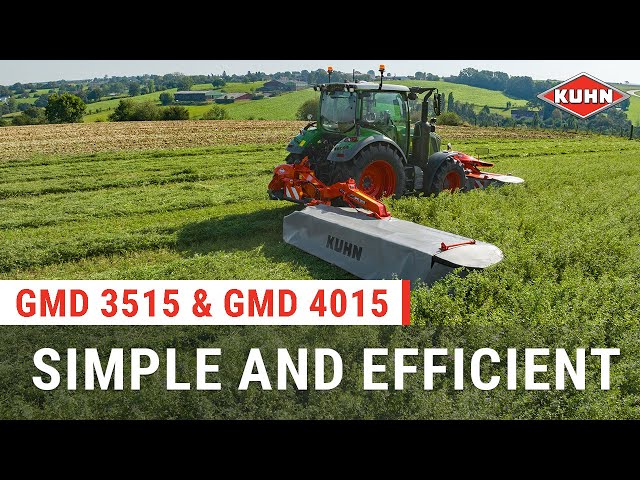 Increase work output from your farm with our mounted disc mowers | GMD 1015 series | KUHN